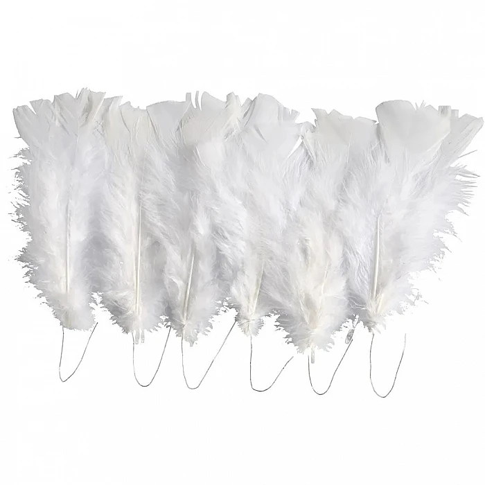 Feather Bunches - White