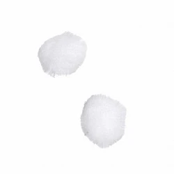 White Pom-Poms (D 10 mm, 450 pcs.)