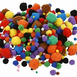 Помпоны микс (150 шт.)