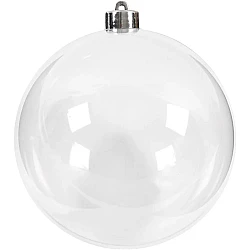 Christmas plastic bauble (D13.6 cm, 1 pc.)