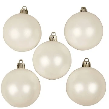 Игрушки на ёлку перламутровые (20 шт.)
