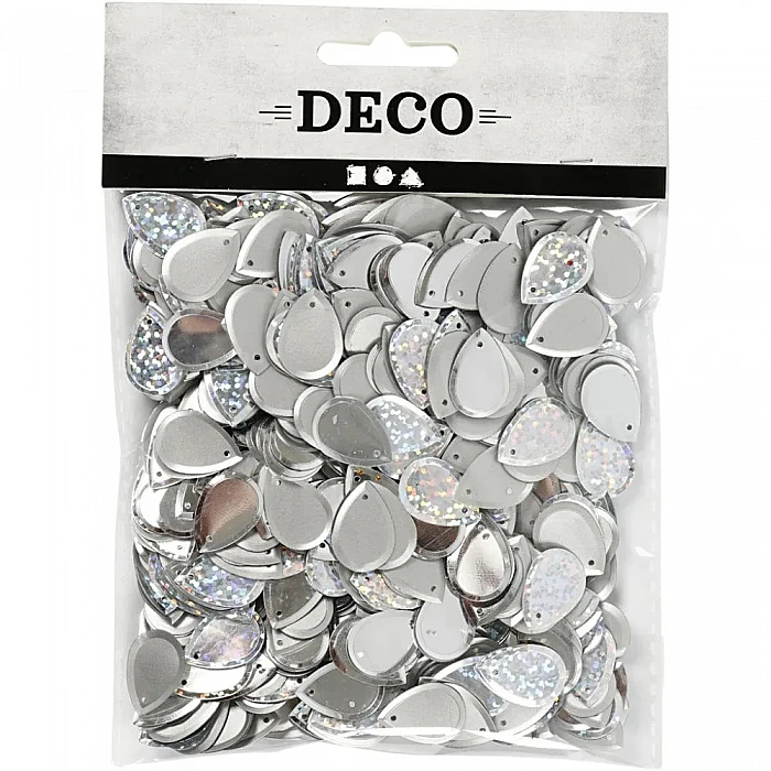 Decorative Drops - Silver (50 g)