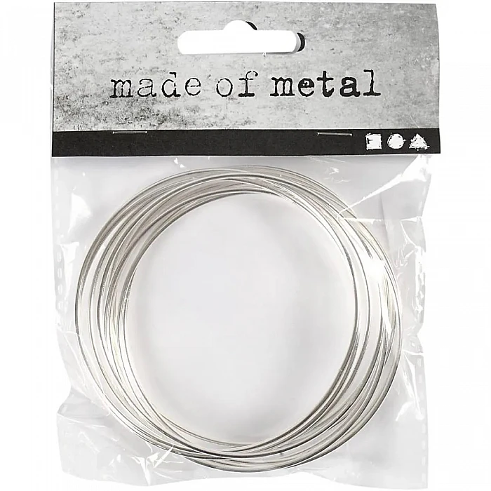 Metal Wire Rings (D 7 cm, 10 pcs)