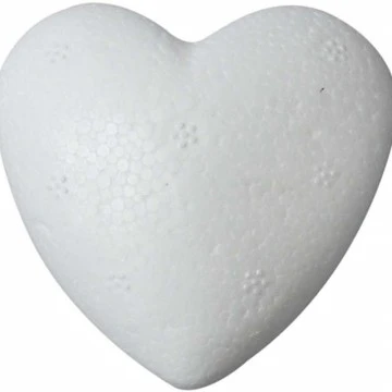 Polystyrene Heart (6 cm, 1 pc.)