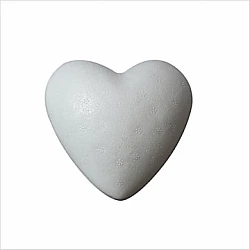 Polystyrene Hearts (8 cm, 50 pcs.)