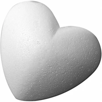 Полистироловое сердце (11 см, 1 шт.)