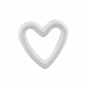 Polystyrene Heart (13.5 cm)
