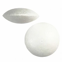 Polystyrene lenses (D 7.5 cm, 100 pcs)
