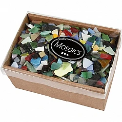 Glass mosaic pieces 2 kg