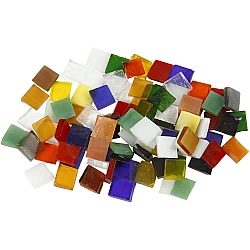 Glass mosaic tiles - coloured