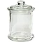 Стеклянная банка с крышкой (D8 см, H14.5 см)