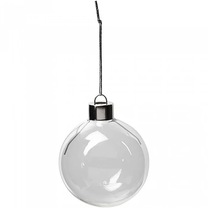 Christmas glass baubles (Ø5.9 cm, 8 pcs)