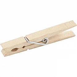 Wooden clothespins (80 x 10 mm, 10 pcs.)