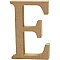 MDF Letter E (13 cm)