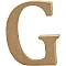 Wooden letter G (13 cm)