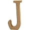 MDF letter J (13 cm)