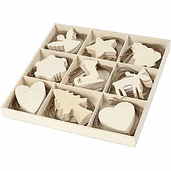 Wooden Christmas Decorations 