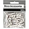 Decorative Wooden Pegs - White (36 pcs)
