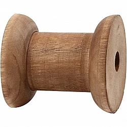 Wooden Thread Spools (5 x 4.8 cm; 10 pcs)