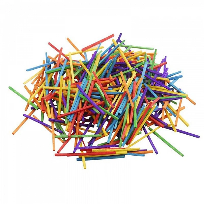 Kociņi - krāsaini (5 x 0,2 cm, 4300 gb.)