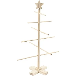 Self-assembly wooden Christmas tree (3 pcs)