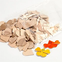 Wooden Heart-Shaped Figures 