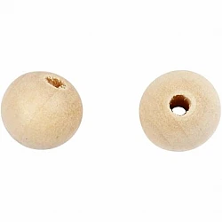Wooden beads (10 mm, 40 pcs.)