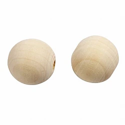 Wooden beads (20 mm, 14 pcs.)