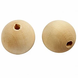 Wooden beads (25 mm, 100 pcs.)
