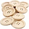 Wood Buttons (Ø35 mm, 10 pcs)