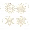 Wooden Decorations - Snowflakes (8 pcs.)
