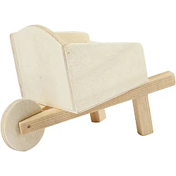 Wooden cart (7 x 11 cm)