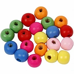 Wooden Bead Mix (500 g)