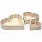 Wooden Heart Dishes (3 pcs)