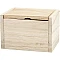 Wooden box with lift-off lid (10 x 8.2 x 6.7 cm)