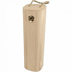 Wine box with lid (H 34 cm)