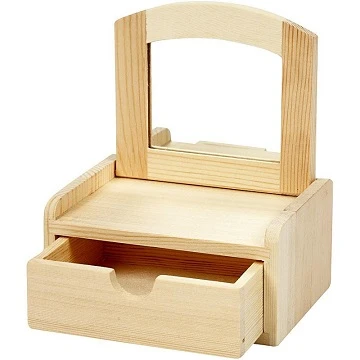 Комодик со зеркалом (12 x 10 x 6,5 см)