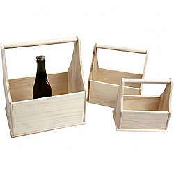 Wooden Baskets (3 pcs)