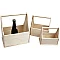 Wooden Baskets (3 pcs)