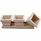 Set of Flower Pots (27 x 9 x 9 cm)