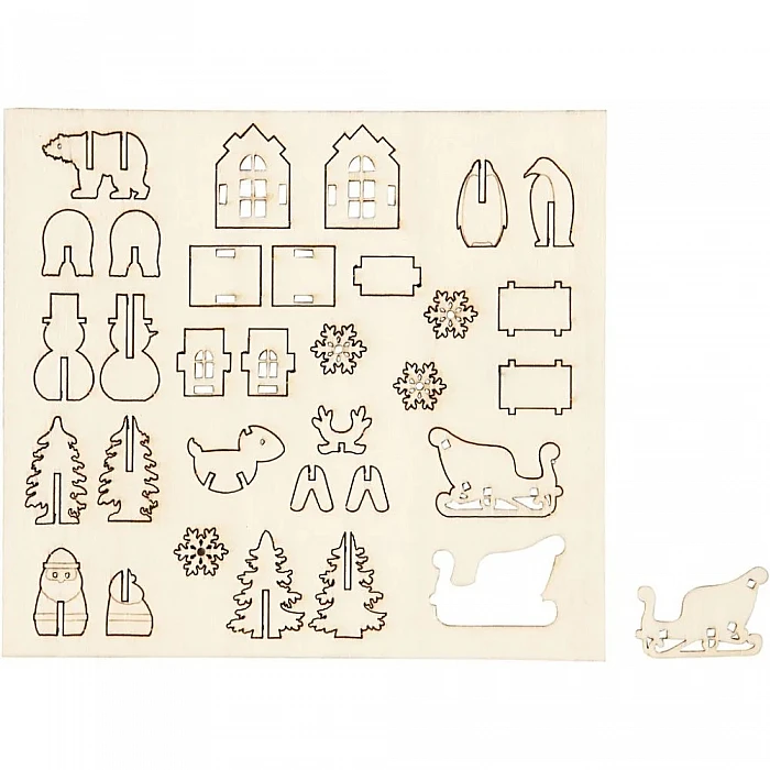 Деревянные украшения 