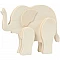 Деревянная фигурка животного — слон