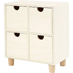 Chest of 4 Drawers (20x23cm)