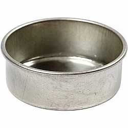 Metal Candle Holders (4.4 x 1.5 cm, 12 pcs)