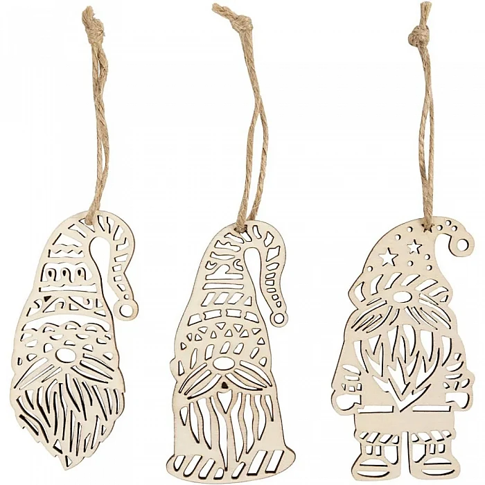 Скандинавские рождественские эльфы/гномы (6 шт.)