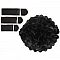 Black Pom Poms (3 pcs)