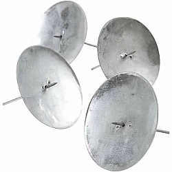 Metal Candle Holders (4 pcs)