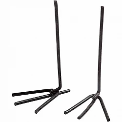 Metal decorative feet - black (H 5 cm, 20 pcs)