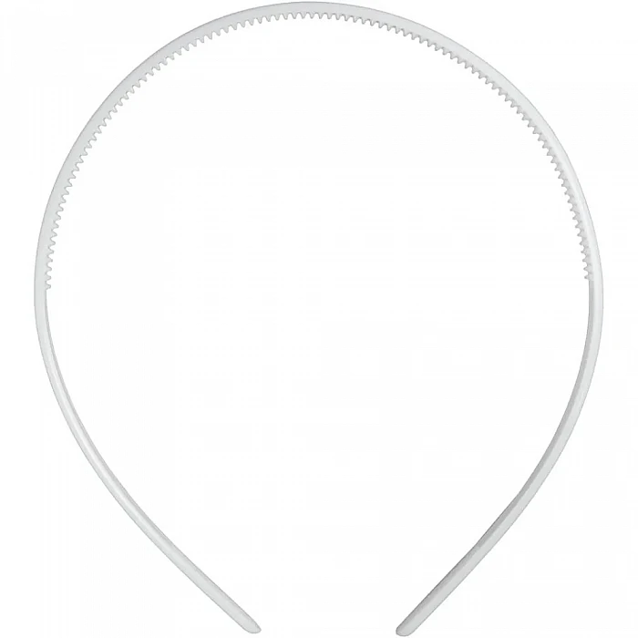 Заколки-обручи для волос — белые (5 шт.)