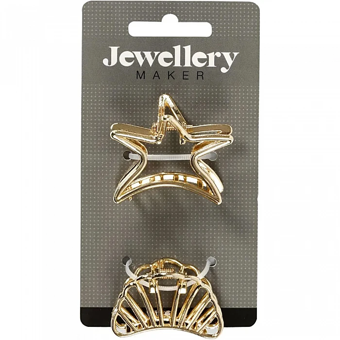 Apzeltītas matu sprādzes (44mm, 2gb)